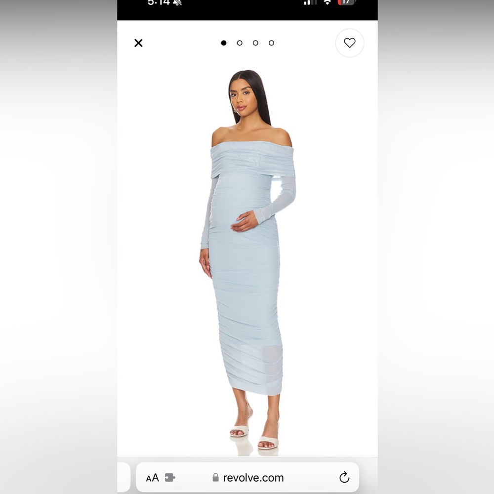 Bumpsuit off the shoulder dress